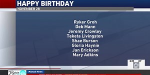 November 28 & 29 birthdays