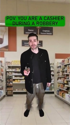 POV: You Are A Cashier During A Robbery #unexpected #situation
