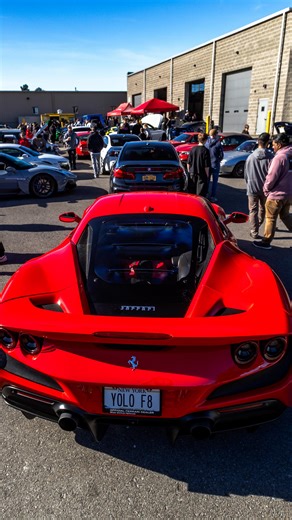 2 hours of vibes in 30s🤯⏳ @carsandcoffeeroc #carsandcoffee #rochester #smilesformiles #eatsleepracerepeat #tlss #585 | The Little Speed Shop