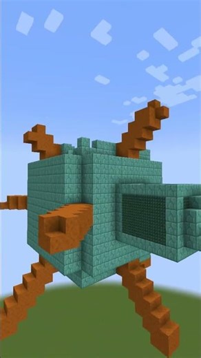 I Build A Elder Guardian In Minecraft