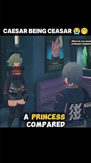 "Caesar and Wise genuine~" 😭🤭 | #zenlesszonezero #caesarking #zenlesszonezeroedit #shorts