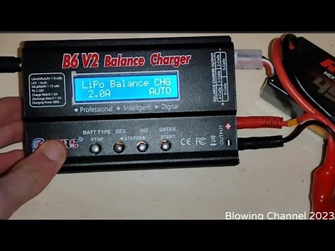 HTRC B6 V2 balance charger part. 2 - Battery charging and settings