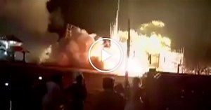 Video Shows Indian Temple Blasts