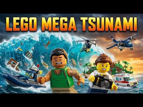 LEGO Mega Tsunami: Island Collapse | LEGO Natural Disasters Animation | Full Episode 8