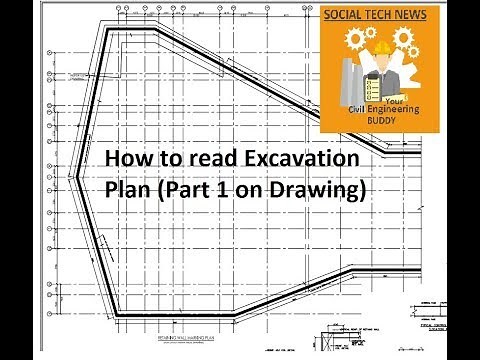 How to read Excavation Plan (Part 1 on Drawing)