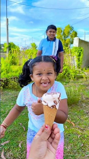 Sharing butterscotch ice cream🍦with my family 😋🤗🥰😁 #shorts #viralvideo