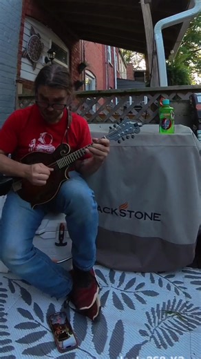 Salt Creek Mandolin solo #bluegrassjam @benjo_grass