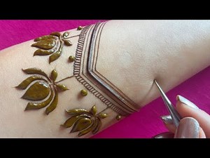 Latest New Trending Lotus Mehndi Design | Full Hand Mehndi Design | Bridal Mehndi | Mehndi Design
