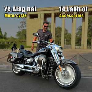 184K views · 4.8K reactions | Heavy cruiser harley davidson fat boy motorcycle modified with all accessories worth 30 lakh #motorcycle #modified #harley #fatboy #looks #sound #bike #bikelife #bikeride #bikelovers | King Indian | Facebook