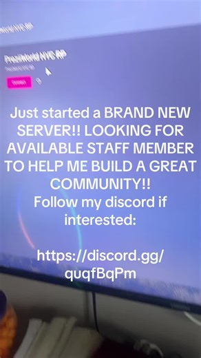 https://discord.gg/quqfBqPm FOLLOW MY DISCORD IF YOU ARE INTERESTED IN JOINING MY STAFF TEAM!! AND MAKE HISTORY!! #LIKE #COMMENT #SHARE #PREZIIDENTIALDALABEL #PreziiworldRP #pcgaming #RAPPER #foryourpage #viral #fyp #BuildWithDaBlessedKing #DaBlessedKing #BET #fivemserver #NewToFiveM #gtarpserver