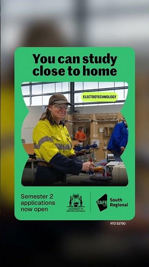 You can study close to home 🏠 Semester 2 applications now open #futurecareer #study #tafe