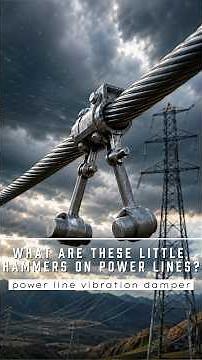 What Are Vibration Dampers on Power Lines For?#powerlines #vibrationdamper #electricalengineering