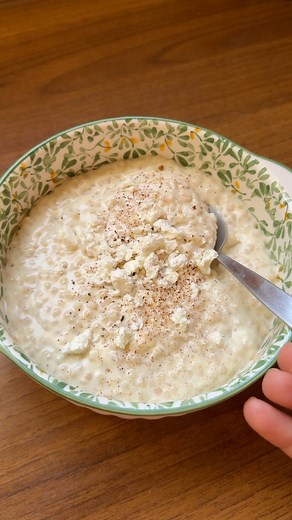 Creamy and comforting Trahana soup with milk and feta. Easy and so delicious! Recipe in 1st comment #trahanas #souprecipe #greekfood | Real Greek Recipes