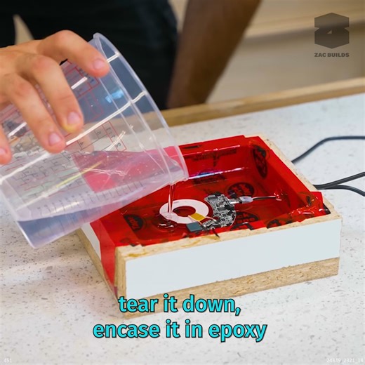 I've been obsessed with electronics that have clear cases since I was a little kid. So it got me thinking, could you encase low-wattage electronics in clear epoxy? So I got my favorite epoxy and poured it over a wireless charger. Will it still work? Will it melt itself down? Will I regret my choices? I don't know let's find out! | Zac Builds