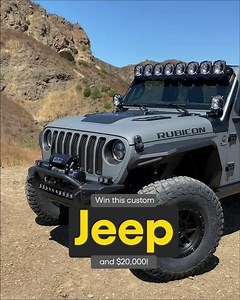 We’re giving YOU the rare chance to win a 2020 Jeep Wrangler Unlimited Rubicon fully customized by the DeBerti team! Enter now. (Taxes & shipping costs for the Jeep are covered.) | Brad DeBerti