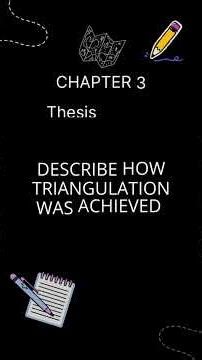 Describe How Triangulation Was Achieved #Triangulation #QualitativeResearch #youtubeshorts