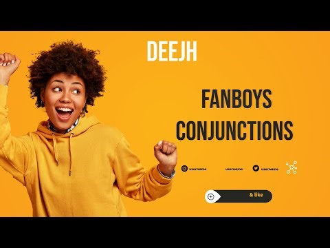 FANBOYS CONJUNCTIONS #conjunctions.