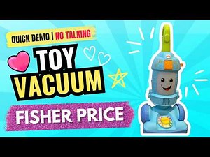Fisher-Price Laugh & Learn Light-Up Learning Vacuum Toy Demo | No Talking, Simple Toy Review