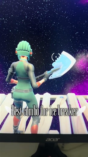 Fornite ice breaker combo ||#fornite #forniteclips #akım #fypシ #honda125 #capcut #capcutedit