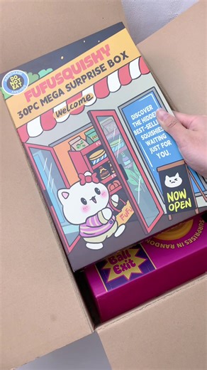 BIG FUFUSQUISHY UNBOX REVIEW | squishy