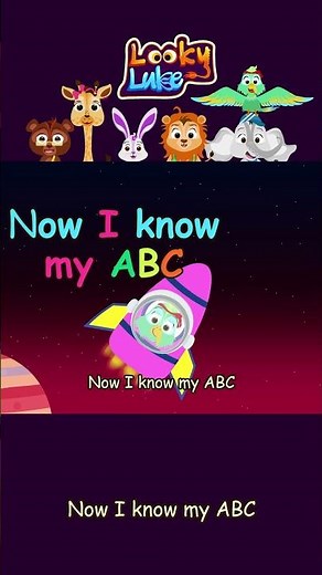 ABC Song in Outer Space | Learn the Alphabet with Looky Luke