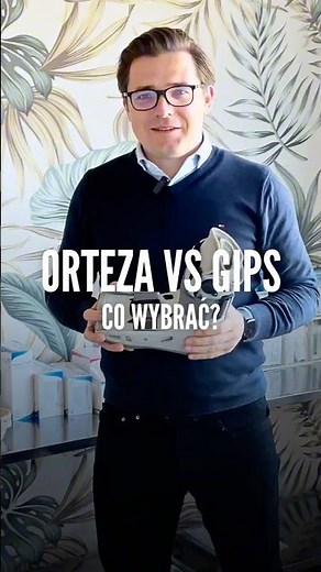 Orteza vs gips #ortopeda #złamanie #orteza #gips