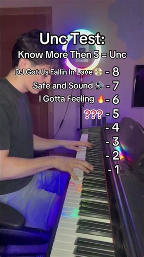 Unc Test: Know More Than 5 = Unc