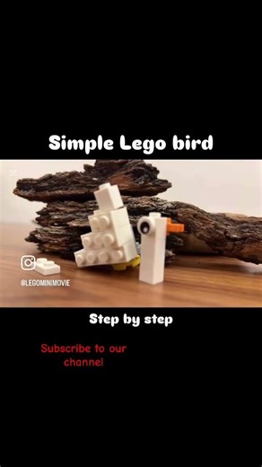 How to build a Lego bird #miniworld5045