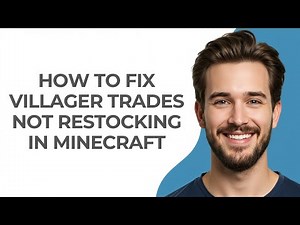 How To Fix Villager Trades Not Restocking In Minecraft - GUIDE!