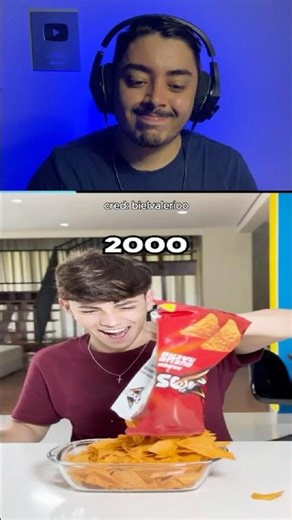 The evolution of Doritos over the years.
