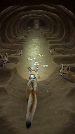 Fennec Fox POV: Inside a Desert Burrow