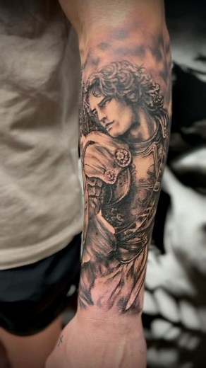Archangel Michael . ❤️ | King of Hearts Tattoo Studio