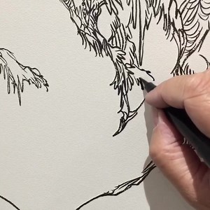 5.3K views · 362 reactions | Drawing on my wall. | Chris Riddell | Facebook