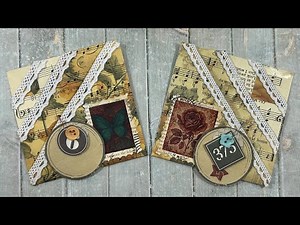 💛How To Make 3 Pockets From 1 Sheet Of Paper Junk Journal Idea