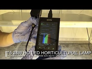 Active Grow T5 LED Grow Lights Vs. T5 Fluorescent Tubes - Energy, Spectrum & PPFD