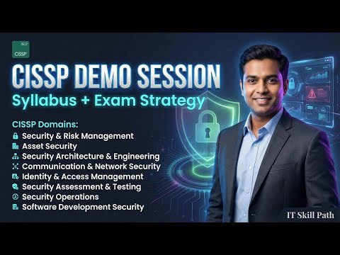 CISSP Demo Session | Syllabus Overview & Exam Tips to Clear CISSP || IT Skill Path