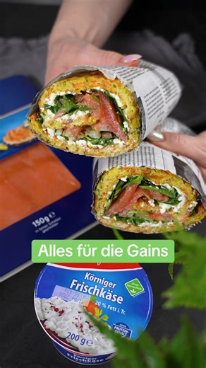Protein-Wraps für Bizeps: 83g Eiweiß!