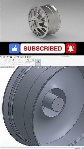 Solidworks CAD Design Exercise 167 Shorts Car Tyre Rim design in Solidworks