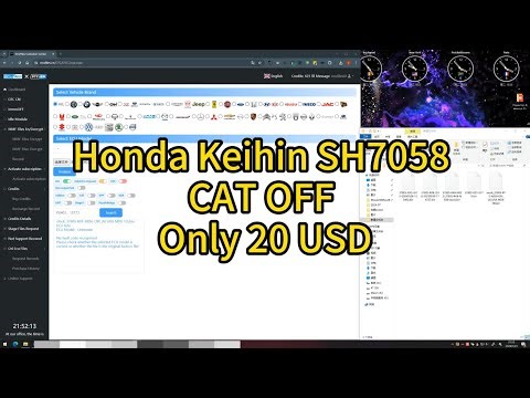 honda Keihin P0420 CAT OFF DTC OFF Remove software