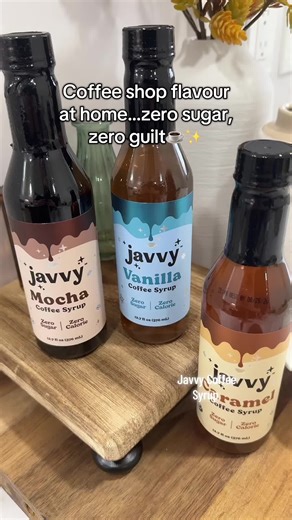 Javvy Zero-Sugar Coffee Syrups Review