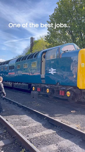 3.5K reactions · 50 shares | A happy man on the way to work. ‘Second man’ on a #class55 #Deltic locomotive! What a great way to spend a day! The Deltic Preservation Society #uktrainspotting #trains #diesellocomotive #britishrailways #railway #railways #trainspotting #railroad #heritagerailway Great Central Railway | Adrian Watson | Facebook