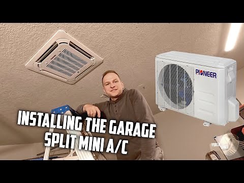 Installing a Ceiling Cassette Pioneer Split Mini