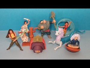 2021 DISNEY'S RAYA AND THE LAST DRAGON SET OF 8 McDONALDS HAPPY MEAL MOVIE TOYS VIDEO REVIEW