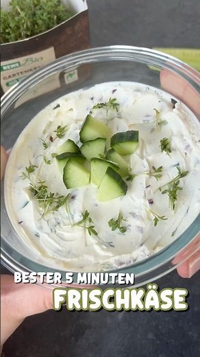 Perfekt für den Oster Brunch 🐰 5 Min. Frischkäse 🥒 #frischkäse #aufstrich #frühstück #brunch