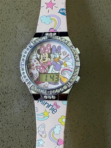 Light up Digital Minnie Mouse & Daisy Duck Rhinestone Watch - Etsy