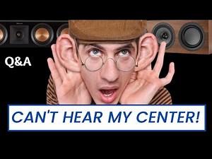 HARD to HEAR VOCALS? FIX it! Home Theater Gurus. Center channel Setup.