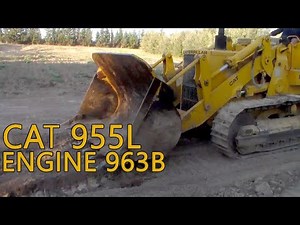 160Hp awesome power, Crawler loader Cat 955L engine 963 . Caterpillar 955L motore 963 , in Action !!