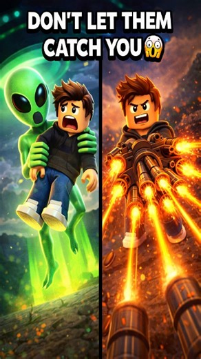 SOLO vs ALIEN in BARRY’S PRISON RUN 👽😱 #roblox #trend #shorts #gaming