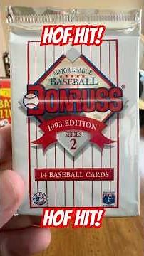 1993 Donruss baseball cards old / vintage foil pack opening rip