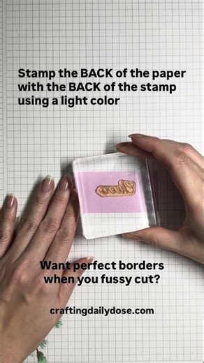 Perfect Fussy Cutting | Crafting Daily Dose